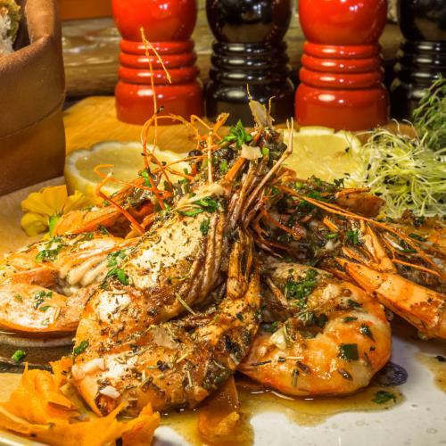 Duo de saumon et gambas