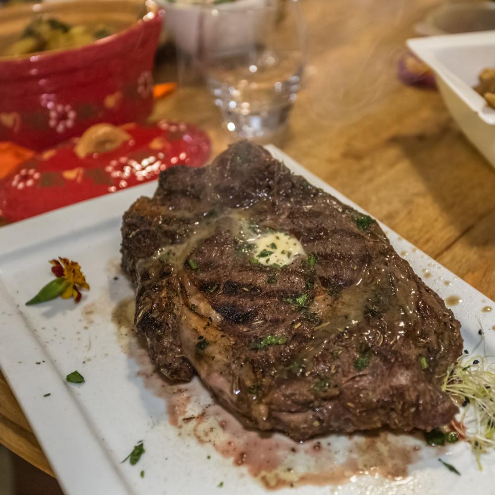 ENTRECÔTE Black Angus repassée au fer