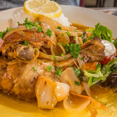 OQG RESTAURANT/ Spécialité du Sénégal : POULET YASSA